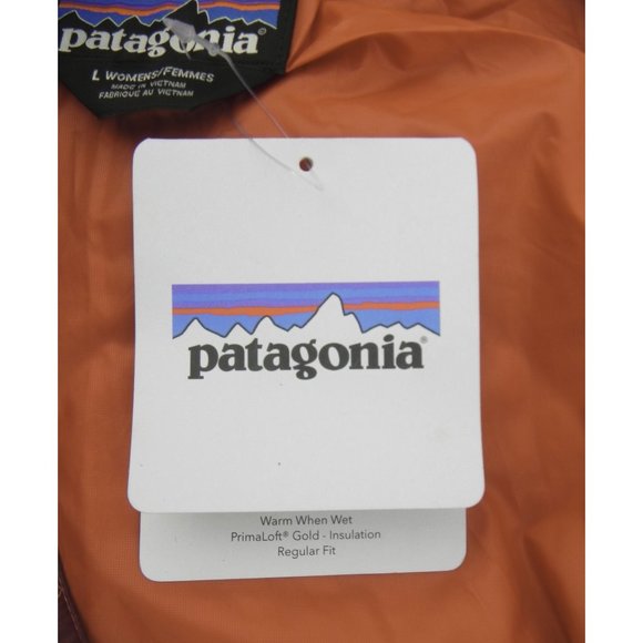 Patagonia Women's Nano Puff Hoody Jacket • Oxblood Red • Sz L - Picture 9 of 14